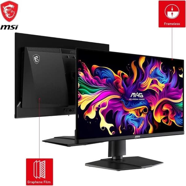 Gaming-skärm - MSI - MAG 271QPX QD-OLED - 26,5 tum - 360Hz - 0,03ms