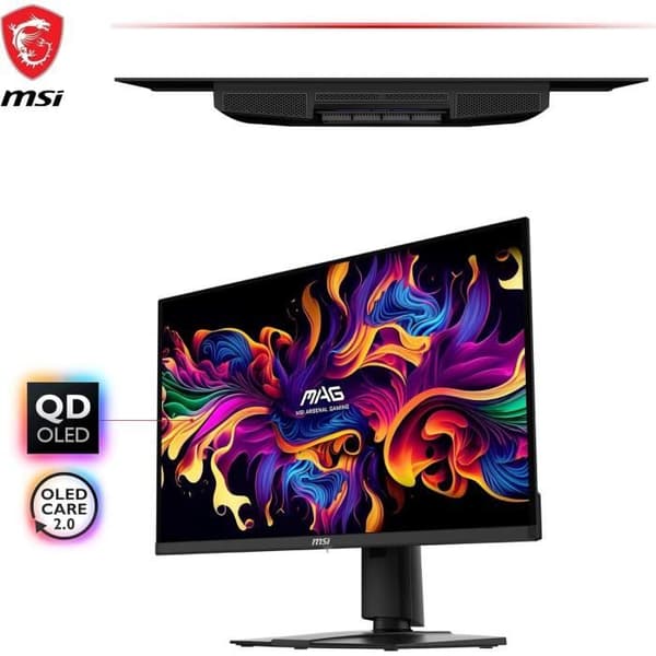 Gaming-skärm - MSI - MAG 271QPX QD-OLED - 26,5 tum - 360Hz - 0,03ms