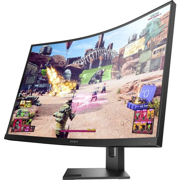 HP OMEN 27c 27" Curved QHD Gaming PC Monitor Svart