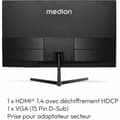Miniatyrbild 6 av 11: Monitor Medion 30036272 Full HD LCD 22"