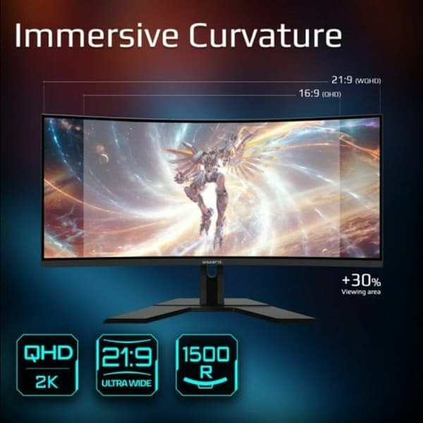 Näyttö Gigabyte G34WQCP 34" Quad HD