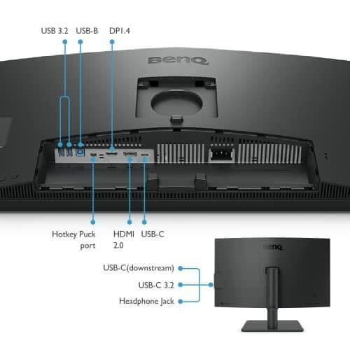 BENQ PD2706U Monitor 27 Tum 4K UltraHD Svart - Svarstid 5ms
