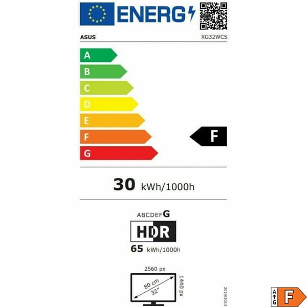 Pelinäyttö Asus XG32WCS 31,5" Quad HD
