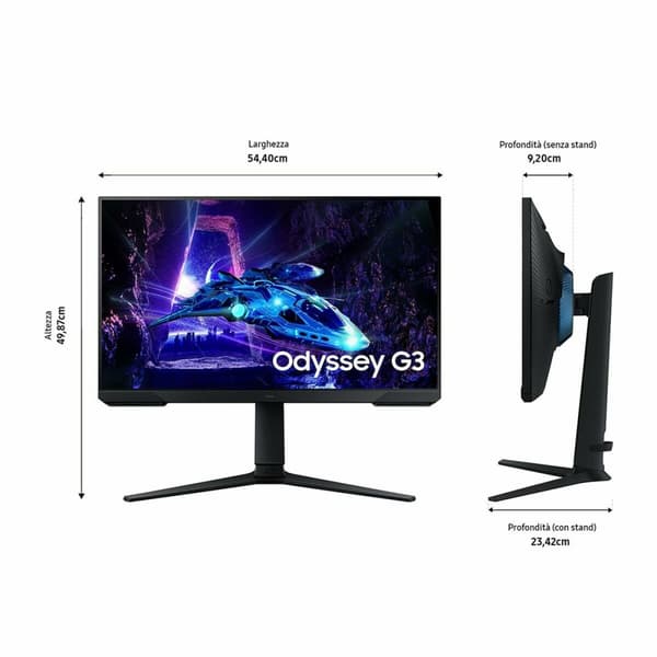 Näyttö Samsung LS24DG302EUXEN Full HD 24"