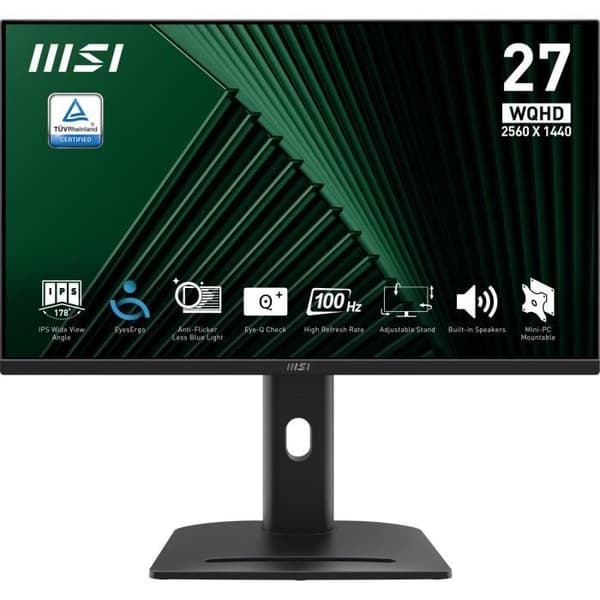 Skärm - MSI - Pro MP275QPG - 27 tum - WQHD 2560x1440 - 100Hz 1ms