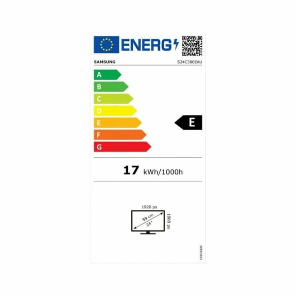 Monitor Samsung LS24C360EAUXEN Full HD 24"