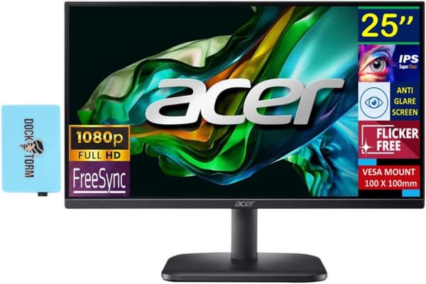 ACER EK251QEBI 24,5 inch 1920 x 1080 pixels (Full HD) UM.KE1EE.E01 musta