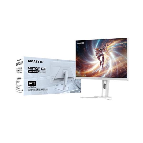 Spelskärm - GIGABYTE - M27QA Ice - 27 tum - QHD 2560x1440 - 180Hz - 1ms