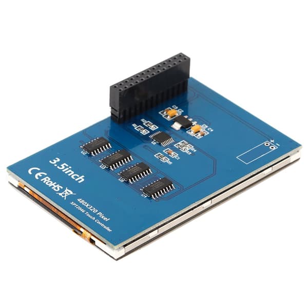 3,5-tommer RPi-skærm 480x320 4B resistiv berøringsskærm med pen tilpasset til Raspberry Pi 3b