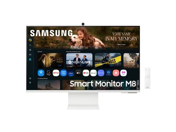 Samsung M80F, 81,3 cm (32"), 3840 x 2160 pixlar, 4K Ultra HD, LCD, 4 ms, Vit Vit