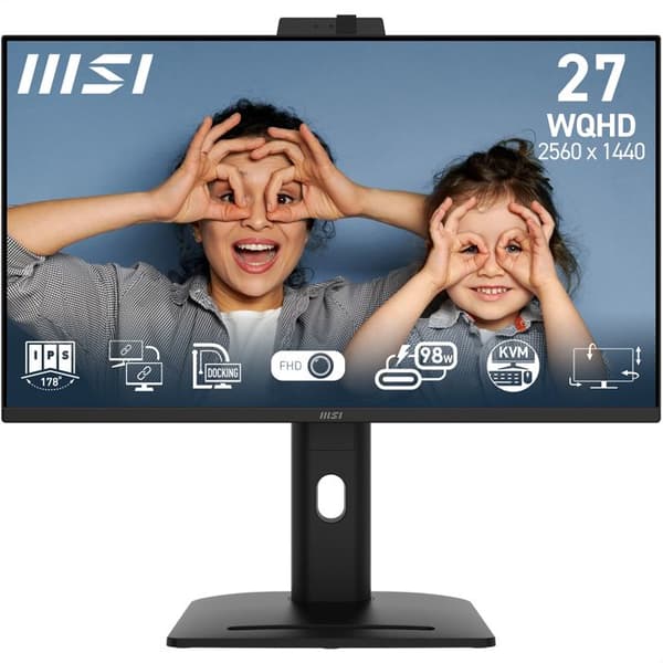 "MSI Pro MP275QPDG platt skärm för PC 68-6 cm (27"") 2560 x 1440 pixlar Wide Quad HD LCD Svart"
