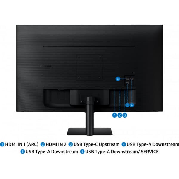 Samsung Smart Monitor M7 (M70F) 32" 4K-näyttö, musta