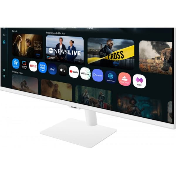 Samsung Smart Monitor M7 (M70F) 32" 4K-skärm, vit