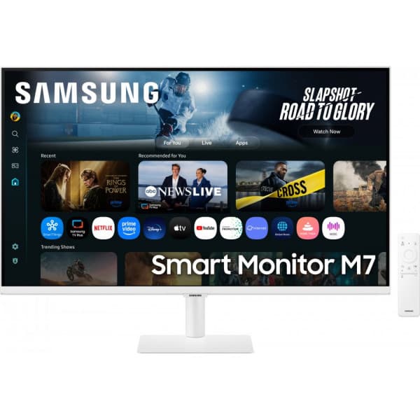 Samsung Smart Monitor M7 (M70F) 32" 4K-skärm, vit