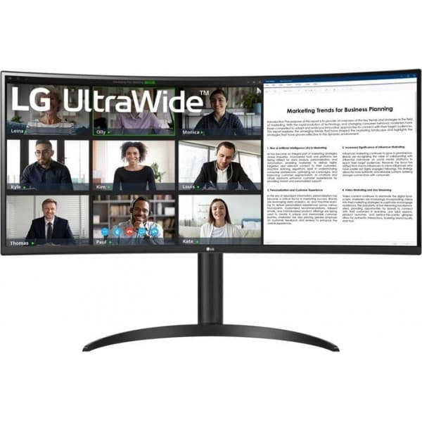 LG UltraWide 34WR55QK-B 34" QHD-näyttö musta