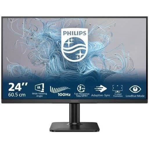 PC-skärm - Philips - 24E2N1100LB - 24 FHD - VA - 1ms - 100Hz - Adaptiv synk