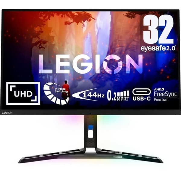 Monitor Lenovo 66F9UAC6EU 31,5" 4K Ultra HD Svart