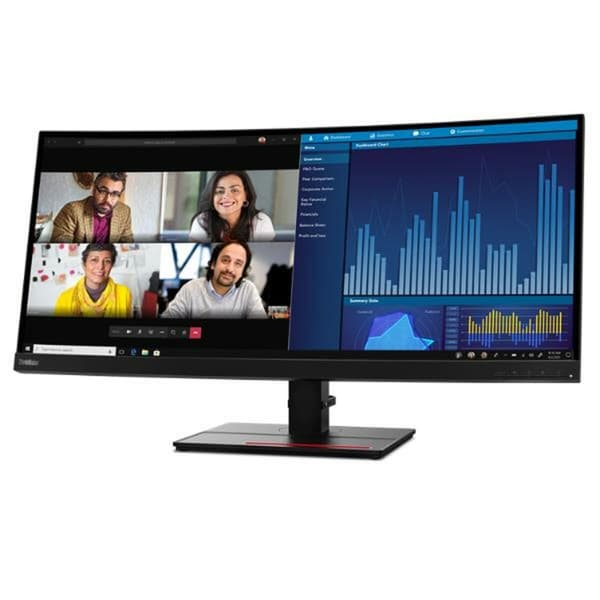 Skærm Lenovo 63F2RAT3EU Wide Quad HD Sort