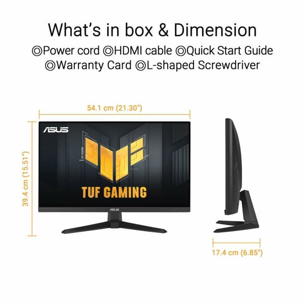 Monitor Asus 90LM0BH0-B01171 Full HD 24"