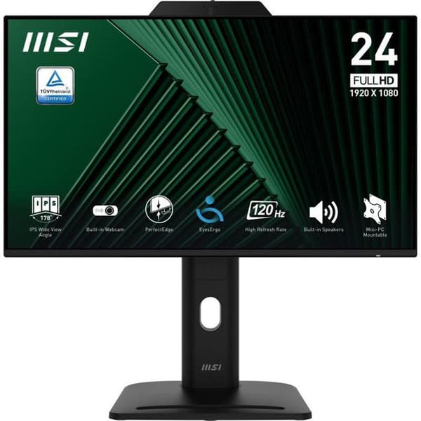 "MSI Pro MP242PMG platt skärm för PC 60-5 cm (23.8"") 1920 x 1080 pixlar Full HD LCD Svart"