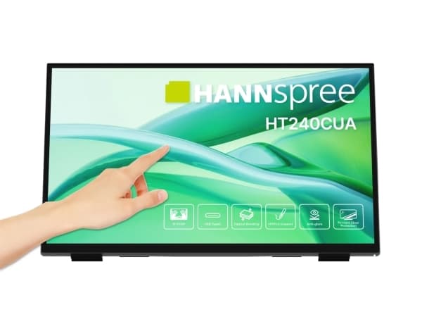 Hannspree 60.4cm (23,8") HT240CUA 16:9  M-TOUCH HDMI+DP+USBC musta