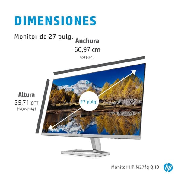 Gaming skærm HP M27fq Quad HD 27"
