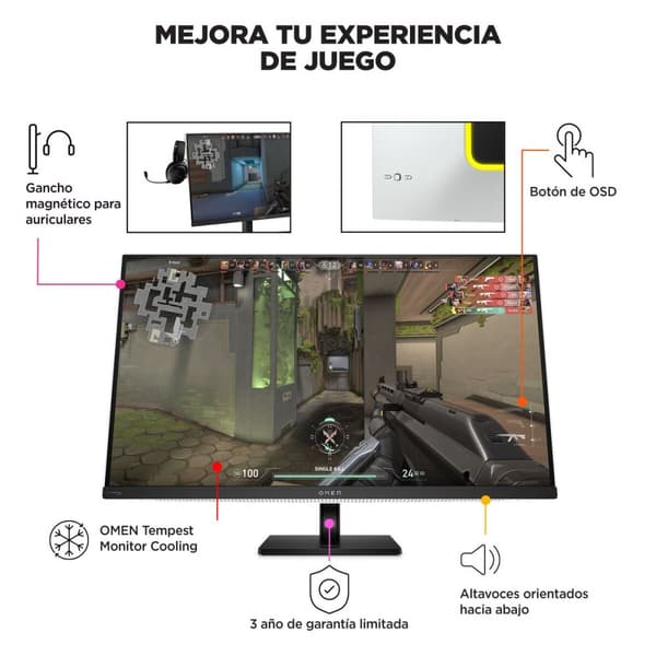 Videoseinä Monitori HP 9R181E9#ABB 4K Ultra HD 31,5"