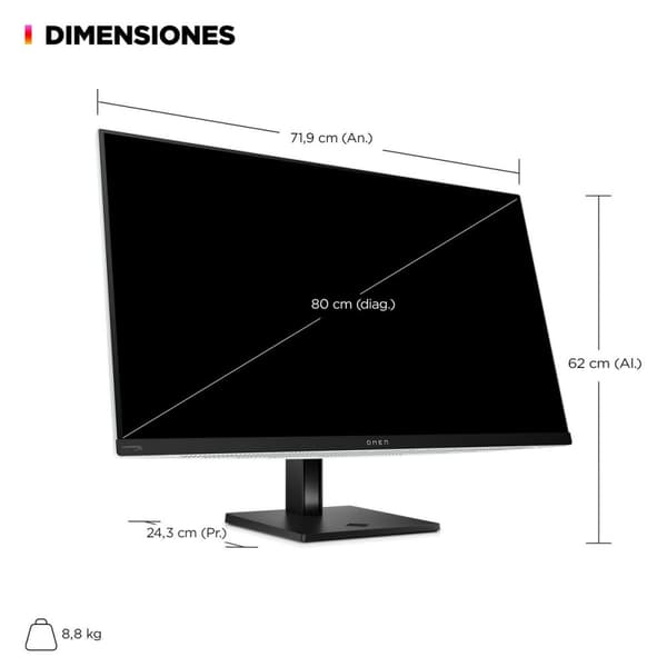 Videoseinä Monitori HP 9R181E9#ABB 4K Ultra HD 31,5"