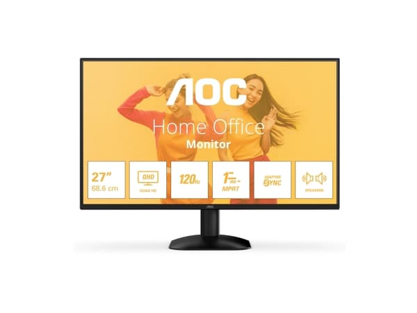 AOC B3 Q27B35S3, 68,6 cm (27"), 2560 x 1440 pixlar, Quad HD, LED, 4 ms, Svart