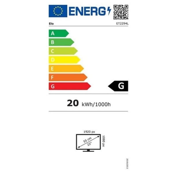 Näyttö Elo Touch Systems 2294L Full HD 21,5" 60 Hz