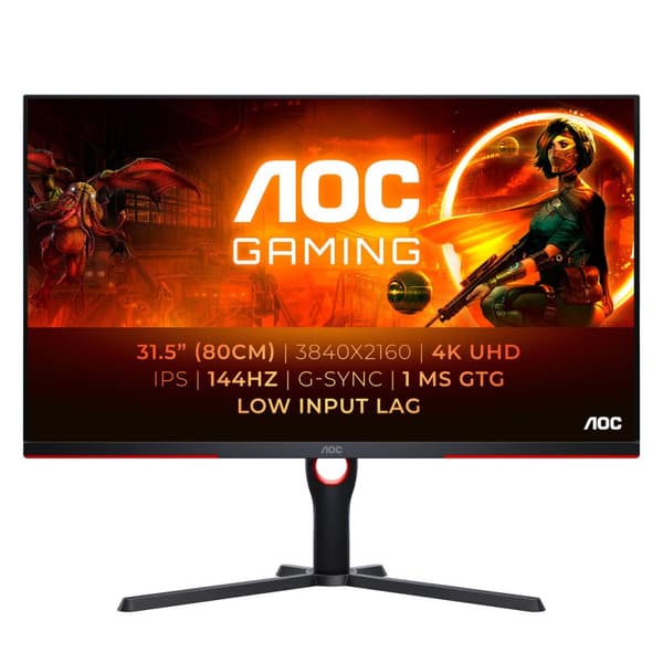 Gaming skærm AOC U32G3X/BK 4K Ultra HD 32"