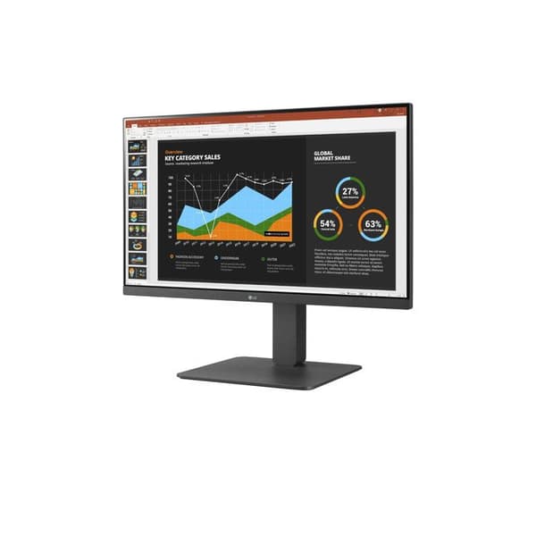 LG Monitor 24BR750C-C 24" Full HD IPS LED Grå för Dator Business