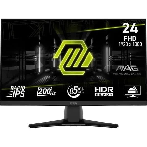 PC-spelskärm - MSI - 24 - FHD - 200Hz - IPS-panel - 0.5ms - MAG242F