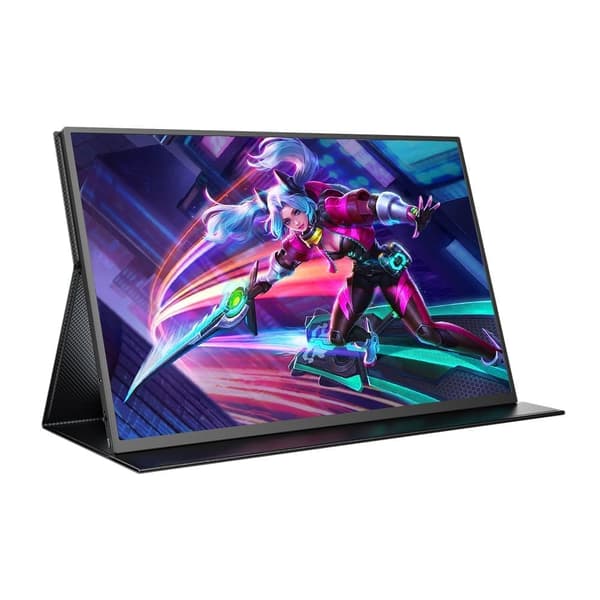 Sort/Hvid 18" 2K Freesync-Monitor 144 Hz Gaming