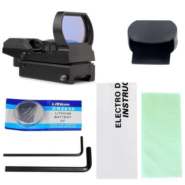 Svbony Red Dot Sight Red Dot Sight Multi Reticle 4 Red/Green Dot Sight med 5 intensitetsnivåer Scope Dovetail Mounts