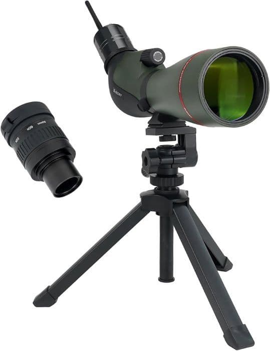 Svbony SA412 20-60x80 spottingscope med WiFi-kamera, HD spottingscope, stationär stativ, FMC vattentät anti-dimma spottingscope-monokulär