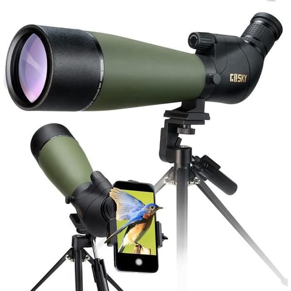 Gosky 20-60x80 kikarsikte - kikarsikte för målskytte Jakt Fågelskådning Vilda landskap (med sö)