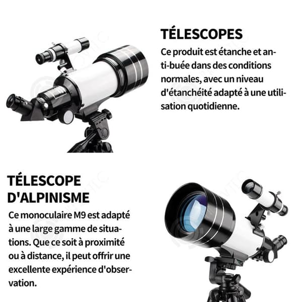 INN Teleskop Brännvidd 300 mm Brännvidd Astronomiskt Teleskop Red Dot Telescope Bergsbestigning Teleskoplins