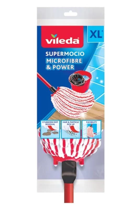 Mopppåfyllning Vileda Microfiber & Kraft