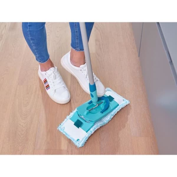 LEIFHEIT Clean Twist M Ergo super soft 52122 Reservöverdrag för rengöring av platt mopp, specialöverdrag för känsliga golv