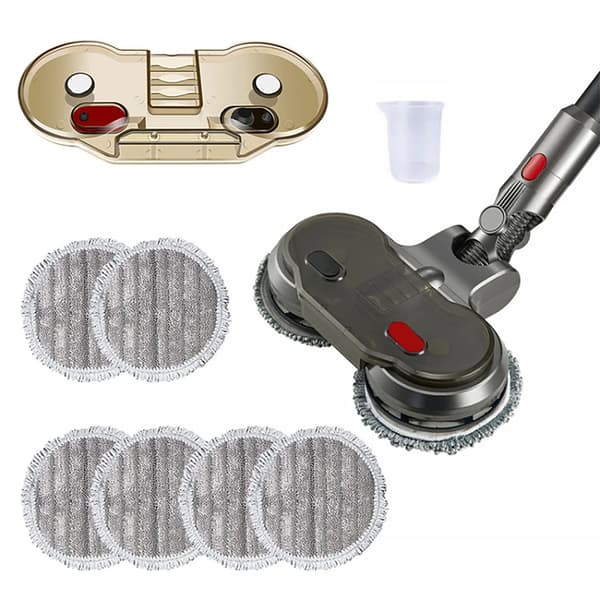 Elektrisk Moppfäste, Kompatibel med V7 V8 V10 V11 V15, Multifunktionell Rengöring,Moppfäste