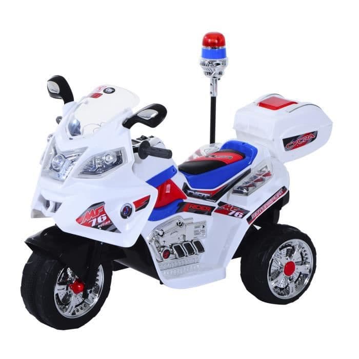 Moto skoter Barn Modell polis siren och Beacon funktioner