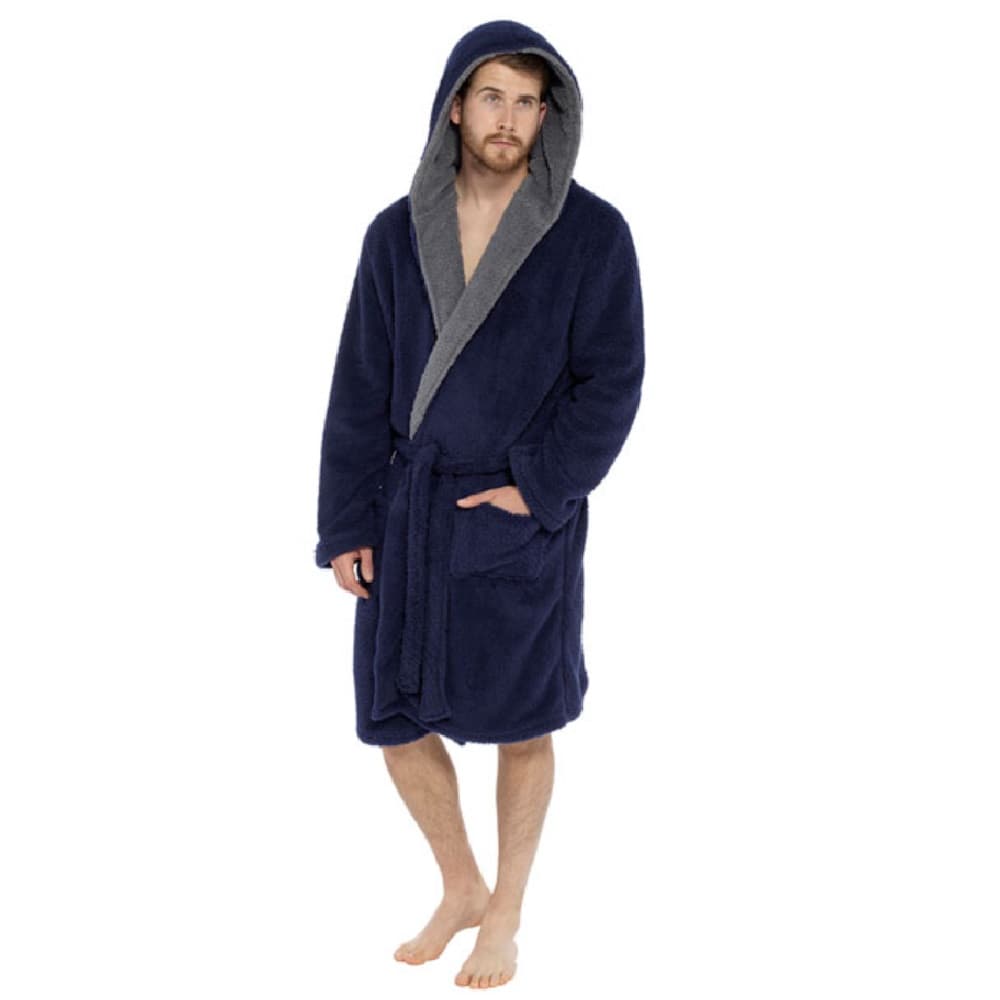 Foxbury Mens Shaggy fleece mantel