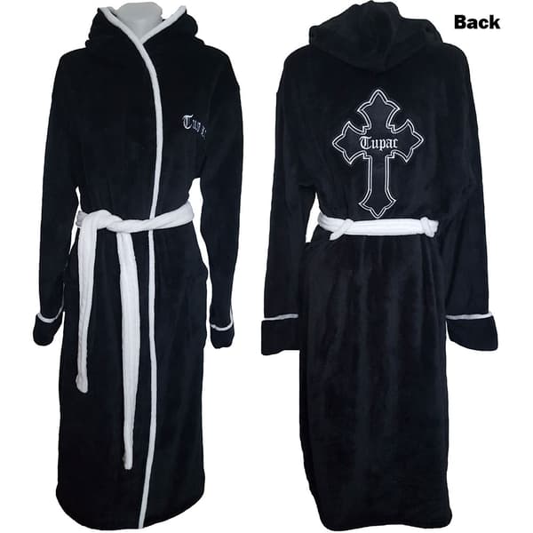 Tupac Unisex Bathrobe: Cross (Large - X-Large)