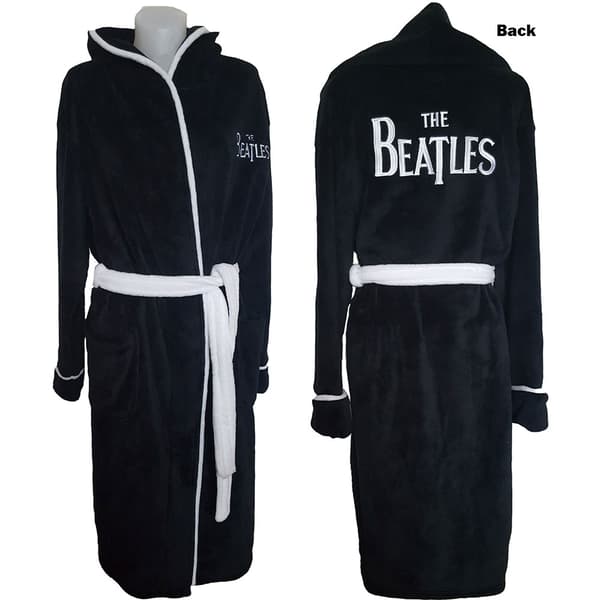 The Beatles Unisex Bathrobe: Drop T Logo (Small - Medium)