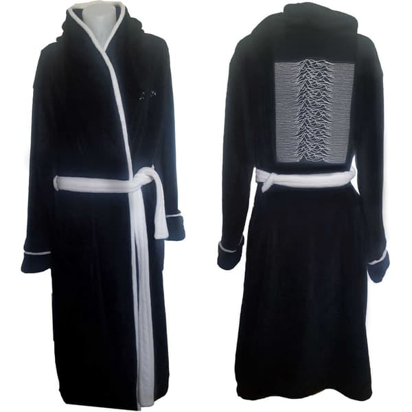 Joy Division Unisex Bathrobe: Unknown Pleasures (Small - Medium)