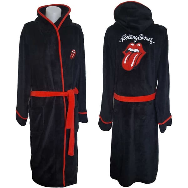 The Rolling Stones Unisex Bathrobe: Classic Tongue (Small - Medium)