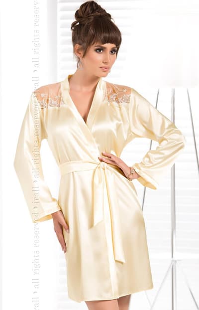 Daphne badekåbe, fløde, 2XL