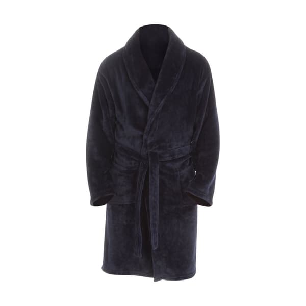 Pierre Roche Mens Flannel Fleece Robe