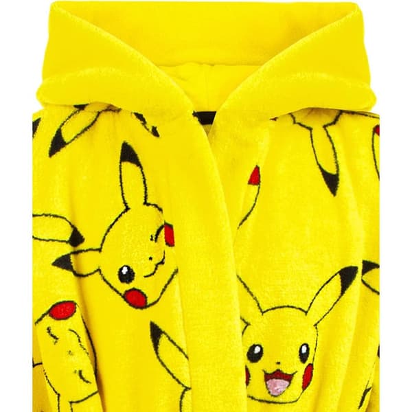 Pokemon Childrens/Kids Pikachu Faces Dressing Gown